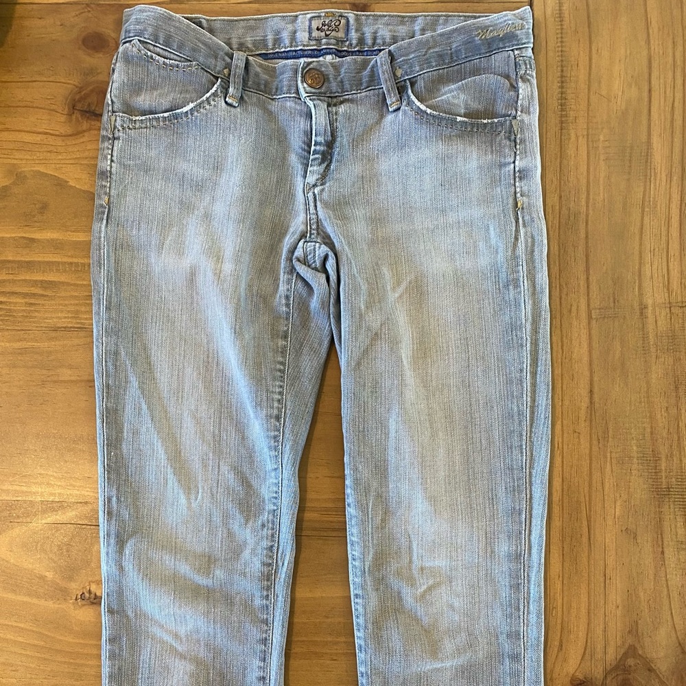 Goldsign grey denim skinny jeans. Size 26
